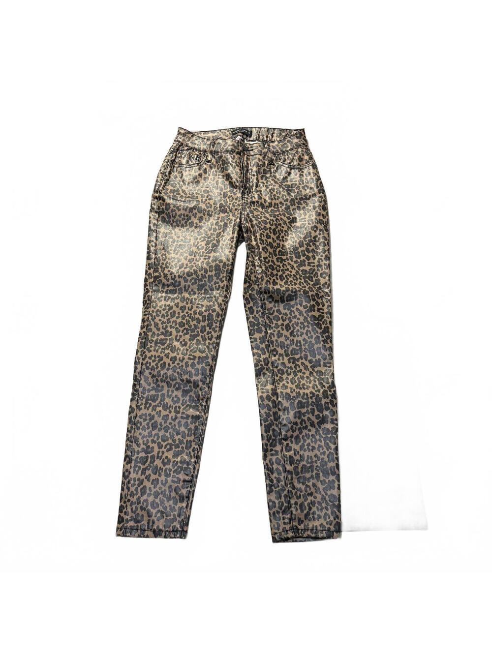 Hammer Jeans Faux Leather Animal Print Jeans - Size 9